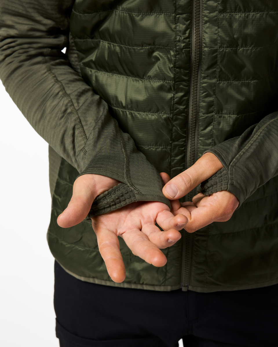 Capa Hybrid Insulated Hooded Jacket - Men's - Fatigue - US 8517