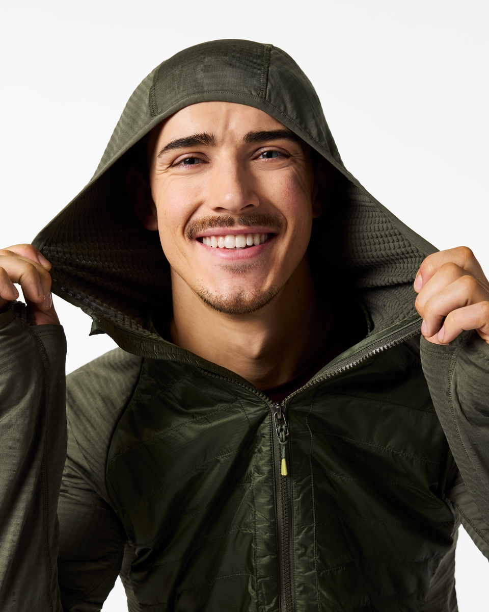 Capa Hybrid Insulated Hooded Jacket - Men's - Fatigue - US 8517