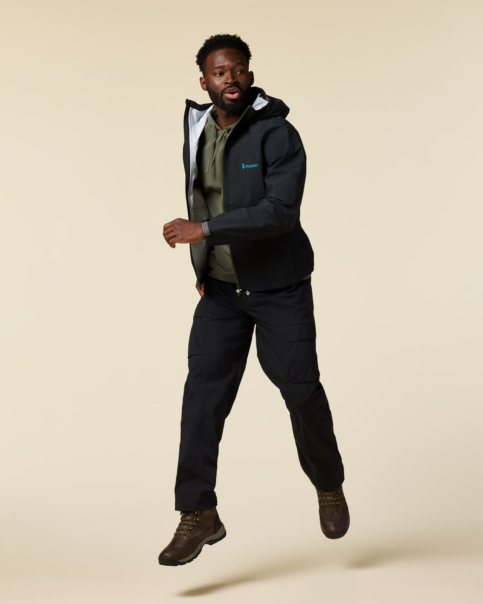 Cielo Rain Jacket - Men's - All Black - US 1458