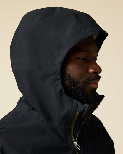 Cielo Rain Jacket - Men's - All Black - US 1458
