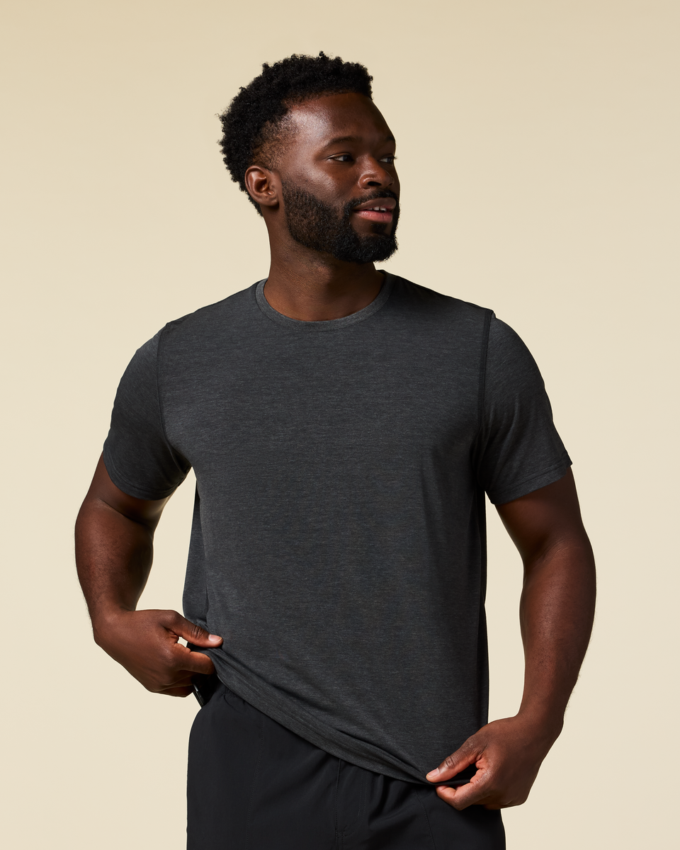 Empaca Crew T-Shirt - Men's - Heather Black - US 8226
