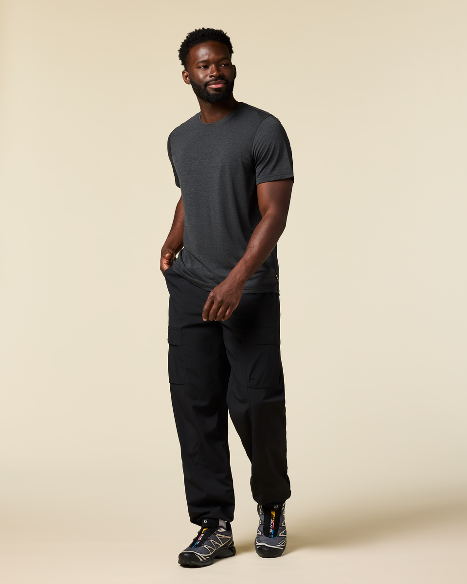 Empaca Crew T-Shirt - Men's - Heather Black - US 8226