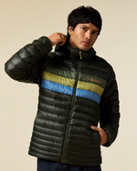 Fuego Down Hooded Jacket - Men's - Woods Stripes - US 1518