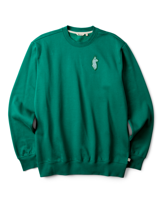 Lava Llama Crew Sweatshirt - Men's - Malachite - US 9463