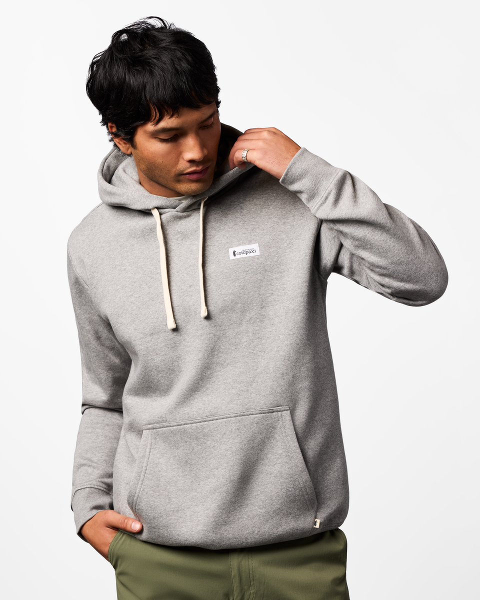 Llama Patch Pullover Hoodie - Men's - Heather Grey - US 6865
