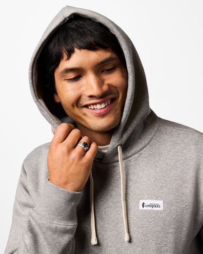 Llama Patch Pullover Hoodie - Men's - Heather Grey - US 6865