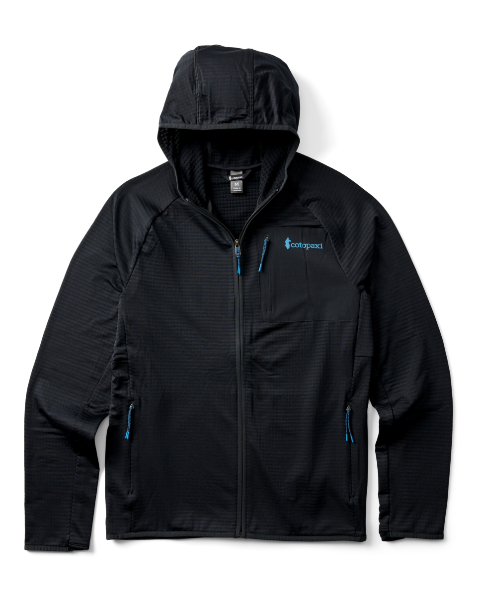 Otero Fleece Full-Zip Hooded Jacket - Men's - Cotopaxi Black - US 4363