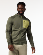 Otero Fleece Full-Zip Hooded Jacket - Men's - Fatigue - US 7013