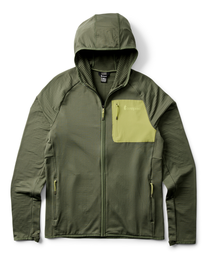 Otero Fleece Full-Zip Hooded Jacket - Men's - Fatigue - US 7013