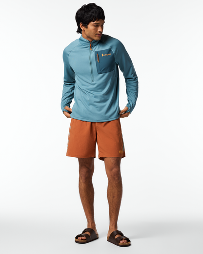 Otero Fleece Half-Zip Pullover - Men's - Everglade - US 4698