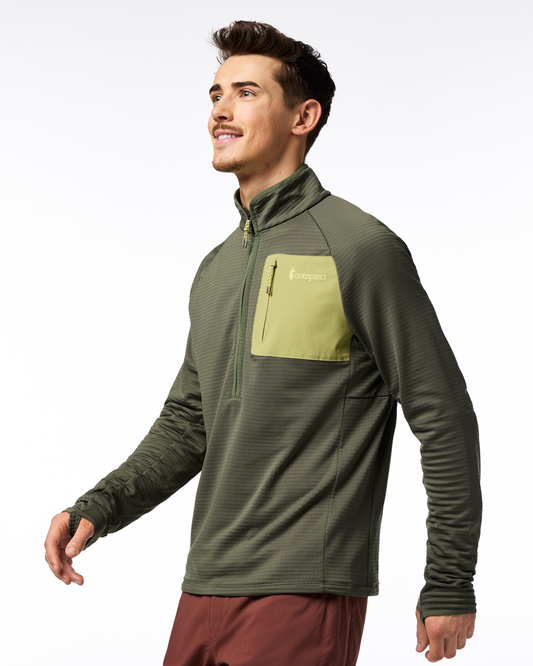 Otero Fleece Half-Zip Pullover - Men's - Fatigue - US 1380