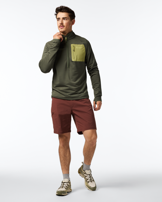 Otero Fleece Half-Zip Pullover - Men's - Fatigue - US 1380