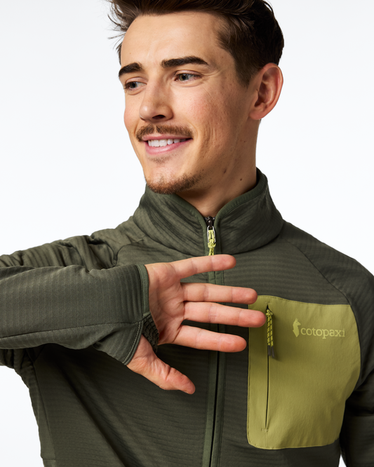 Otero Fleece Half-Zip Pullover - Men's - Fatigue - US 4244