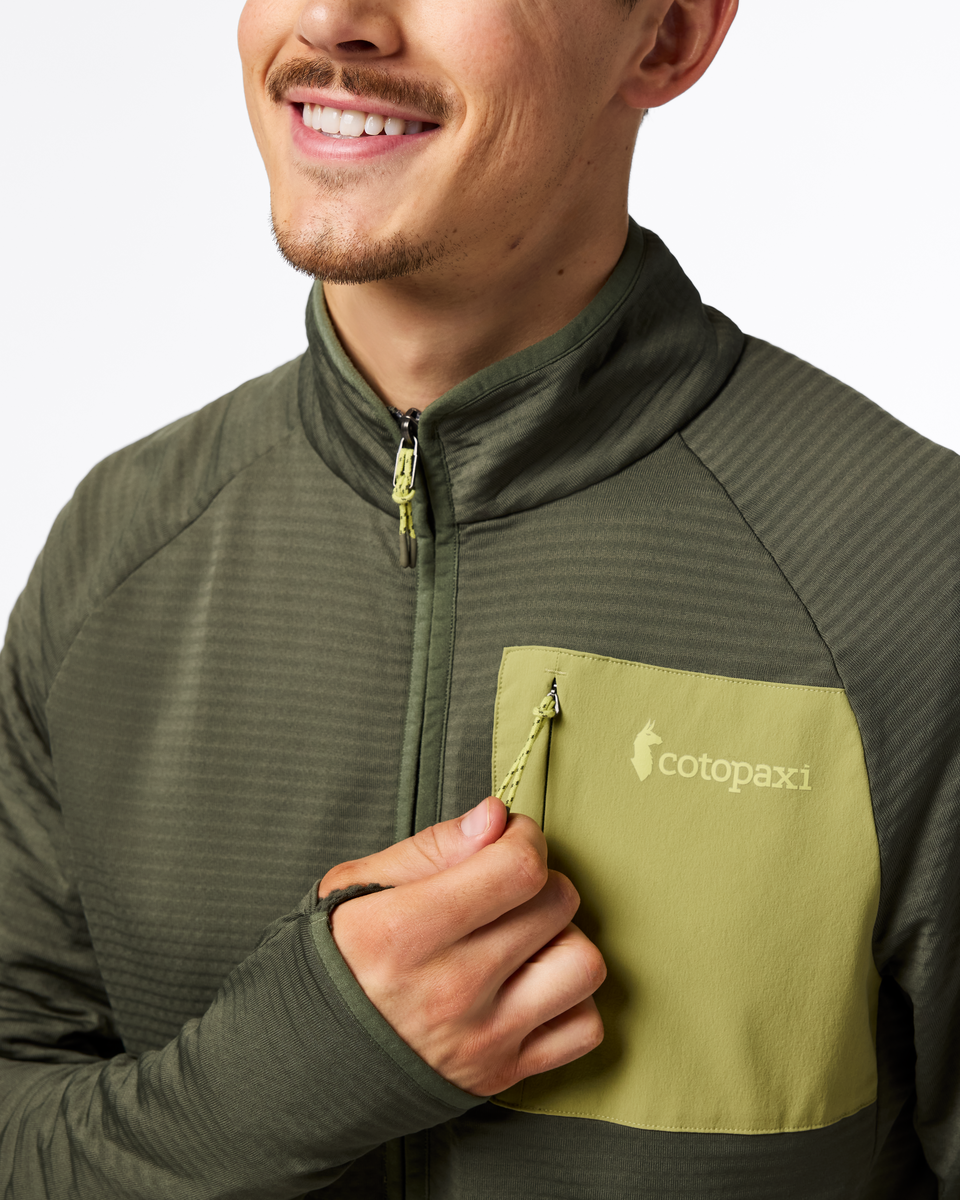 Otero Fleece Half-Zip Pullover - Men's - Fatigue - US 4244