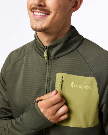 Otero Fleece Half-Zip Pullover - Men's - Fatigue - US 4244