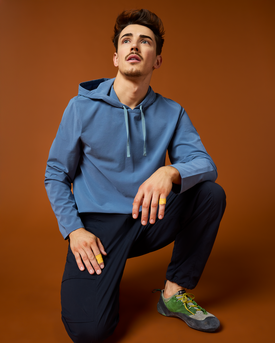 Pulso Tech Hoodie - Men's - Steel Blue - US 1407