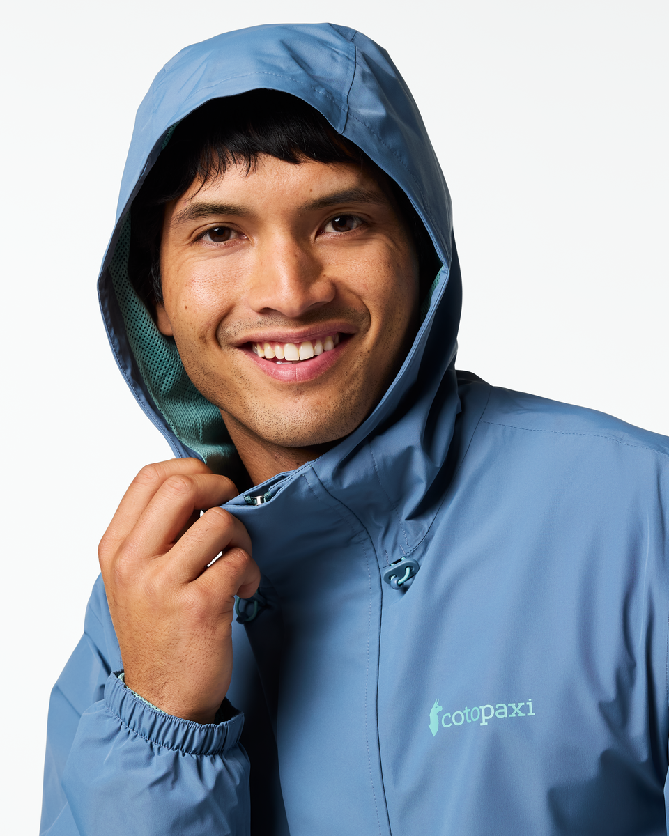 Rayu Rain Jacket - Men's - Steel Blue/Everglade - US 2468
