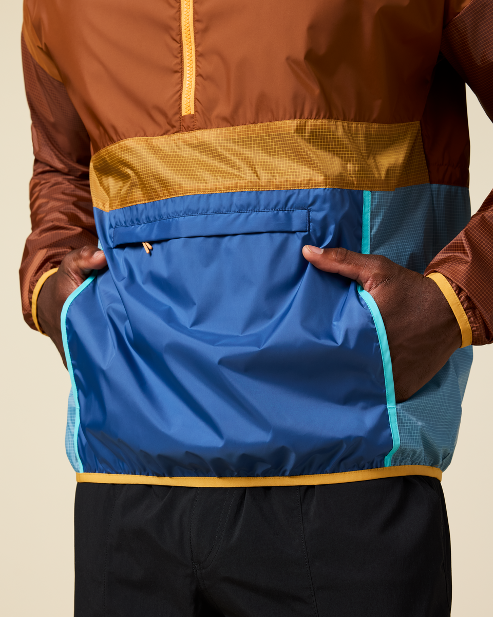 Teca Half-Zip Windbreaker - Men's - Eat More Veggies - US 8816