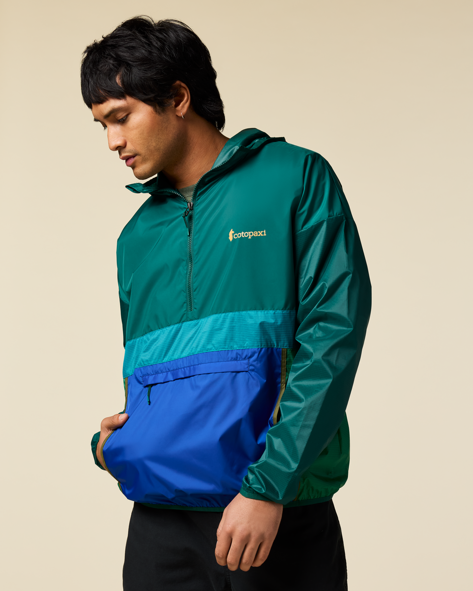 Teca Half-Zip Windbreaker - Men's - Eat More Veggies - US 8816