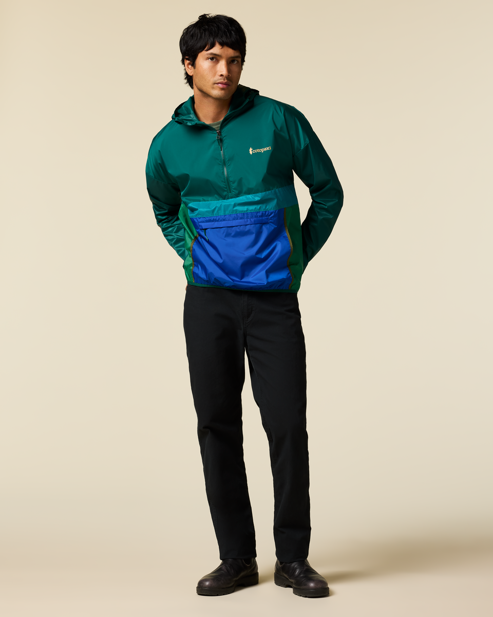 Teca Half-Zip Windbreaker - Men's - Eat More Veggies - US 8816