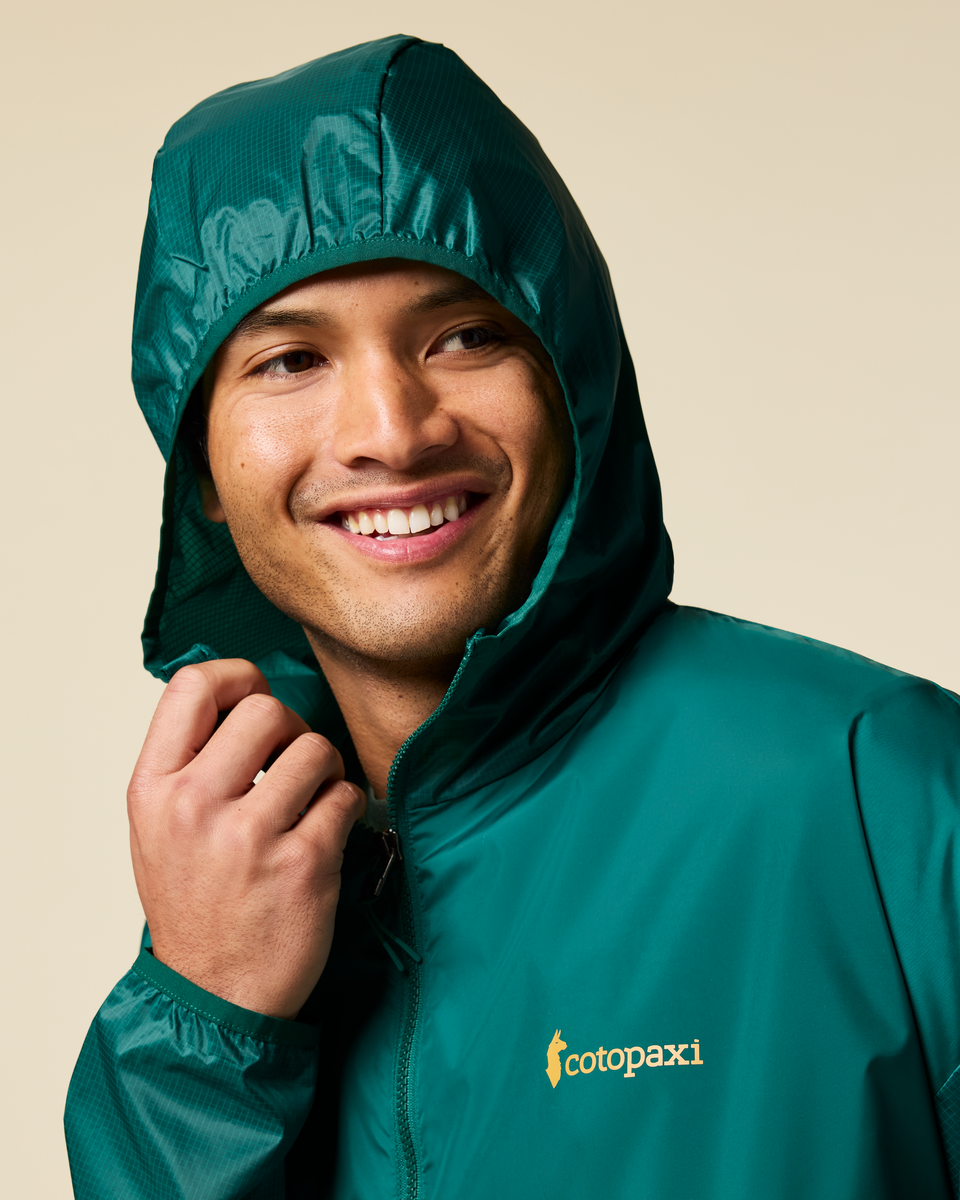 Teca Half-Zip Windbreaker - Men's - Eat More Veggies - US 8816
