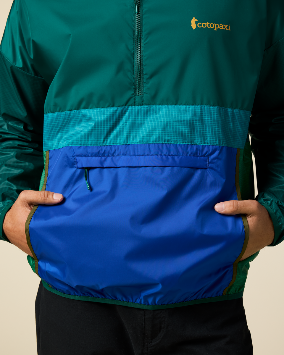 Teca Half-Zip Windbreaker - Men's - Eat More Veggies - US 8816