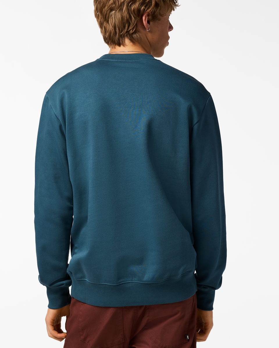 Trail To Sea Crew Sweatshirt - Men's - Ocean - US 6541