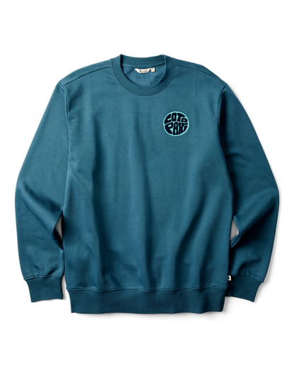 Trail To Sea Crew Sweatshirt - Men's - Ocean - US 6541