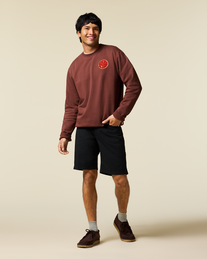 Trail To Sea Crew Sweatshirt - Men's - Sepia - US 1868
