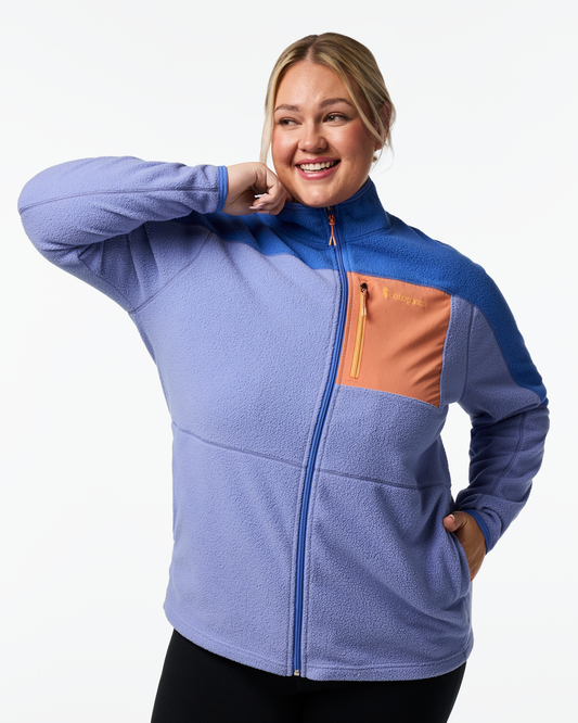 Abrazo Fleece Full-Zip Jacket - Women's - Azure/Aster - US 3807