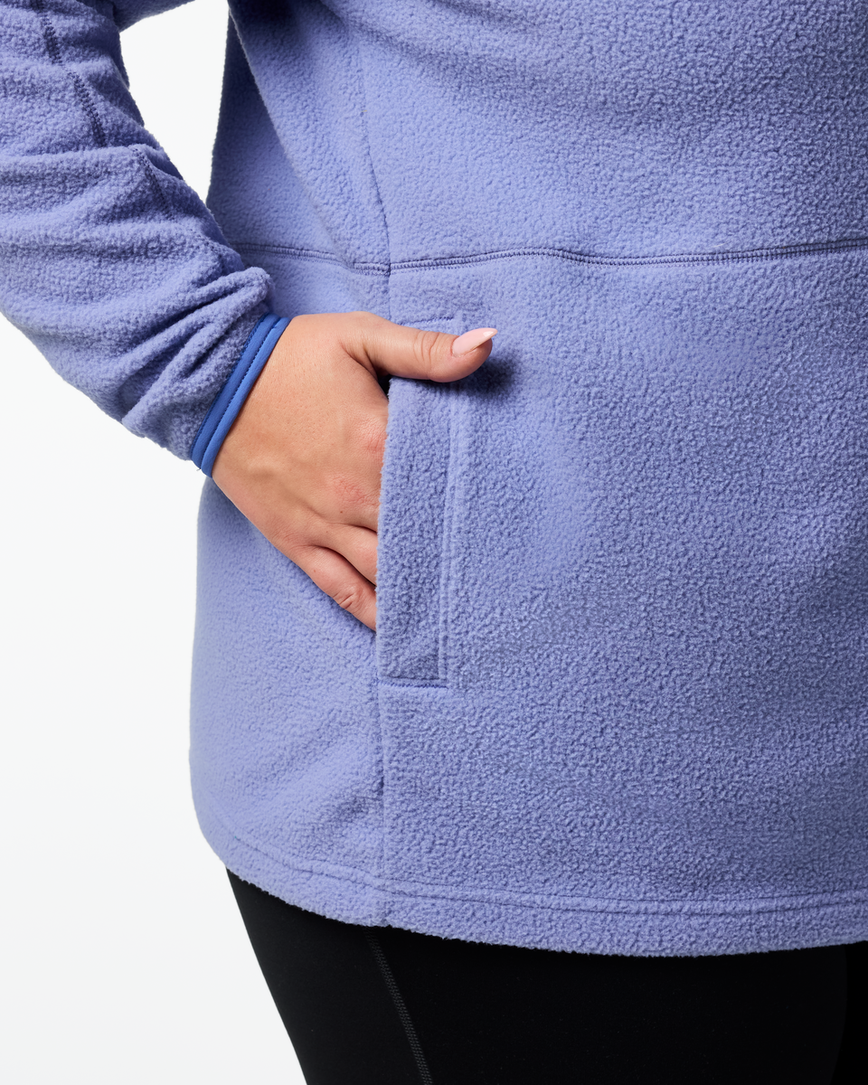Abrazo Fleece Full-Zip Jacket - Women's - Azure/Aster - US 3807