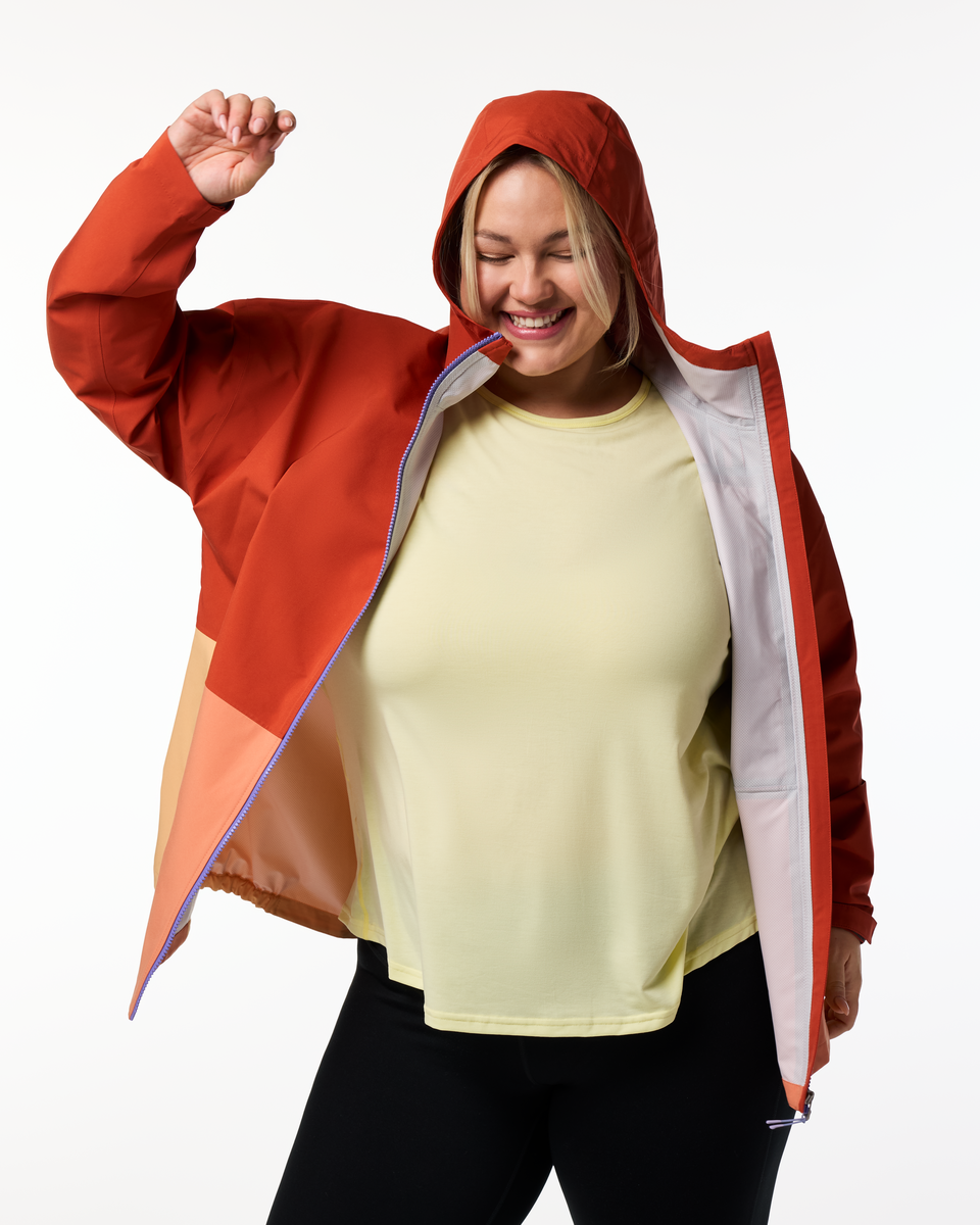 Cielo Rain Jacket - Women's - Chimayo/Grapefruit - US 3329