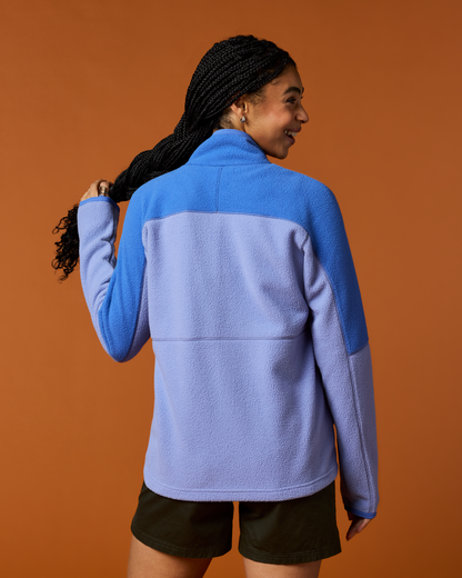 Abrazo Fleece Full-Zip Jacket - Women's - Azure/Aster - US 3807