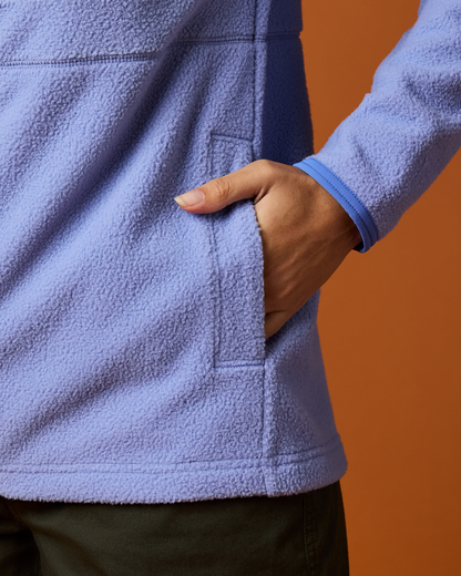 Abrazo Fleece Full-Zip Jacket - Women's - Azure/Aster - US 3807