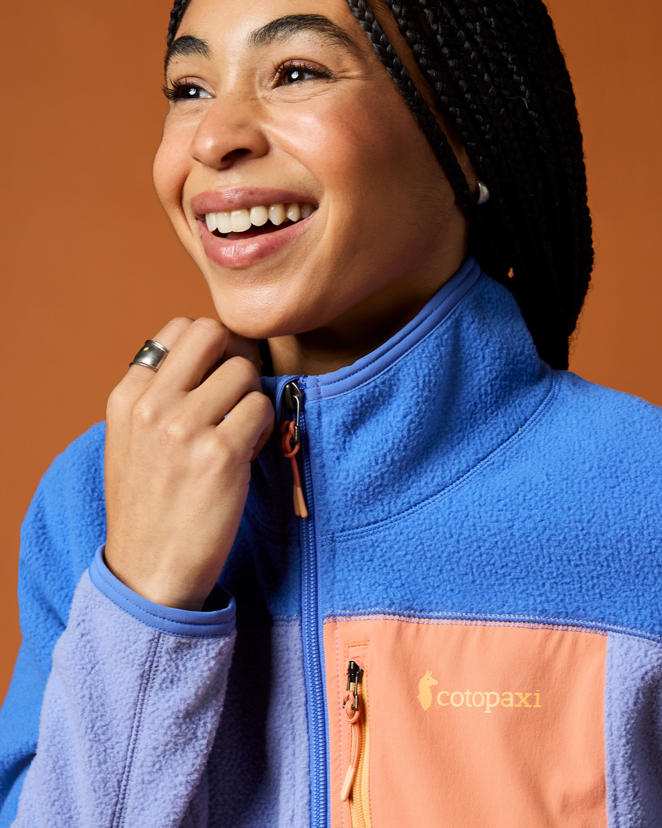 Abrazo Fleece Full-Zip Jacket - Women's - Azure/Aster - US 3807