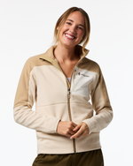 Abrazo Fleece Full-Zip Jacket - Women's - Khaki/Cream - US 1195