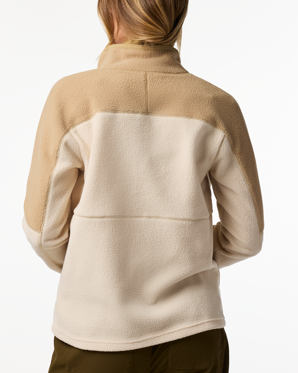Abrazo Fleece Full-Zip Jacket - Women's - Khaki/Cream - US 1195