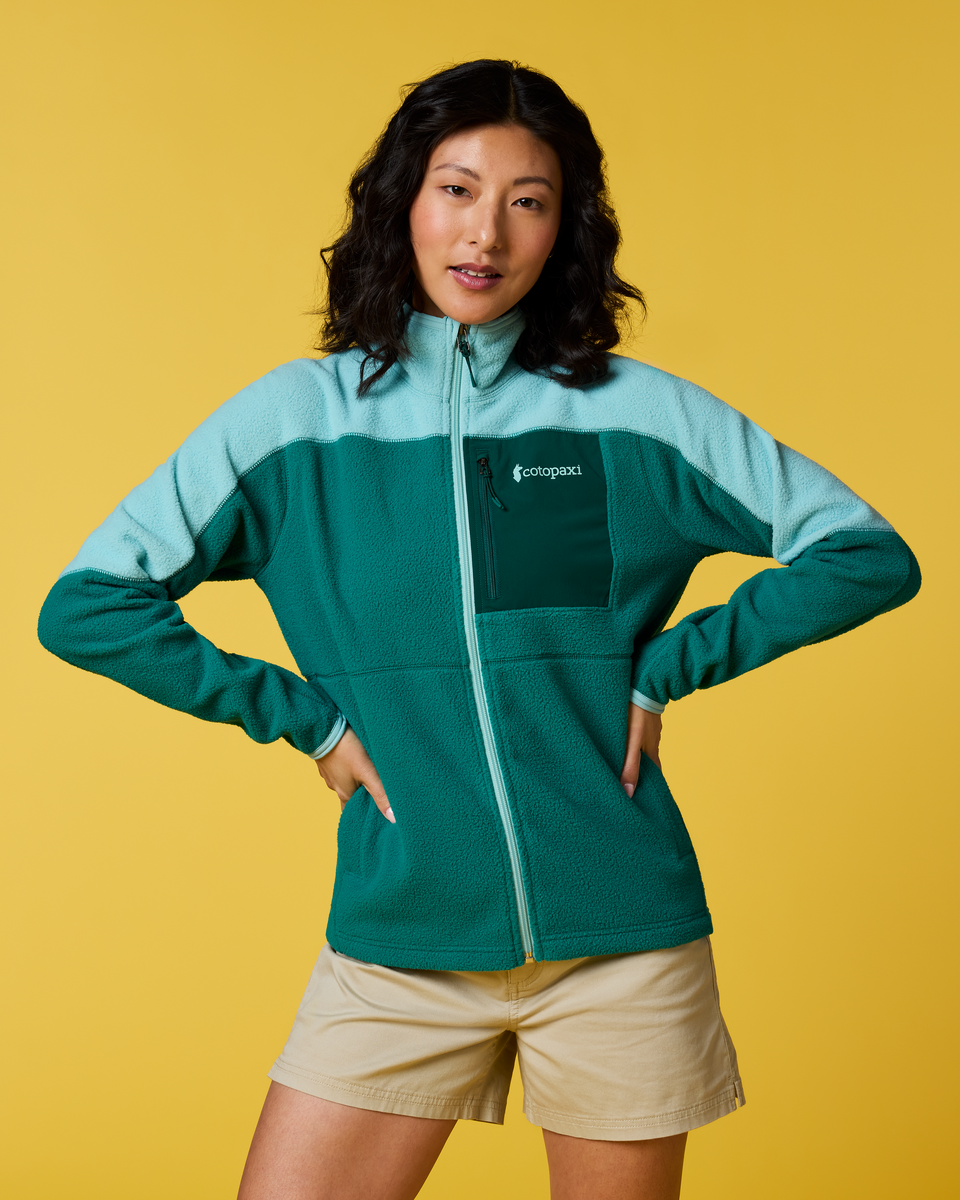 Abrazo Fleece Full-Zip Jacket - Women's - Tide Pool/Malachite - US 9810