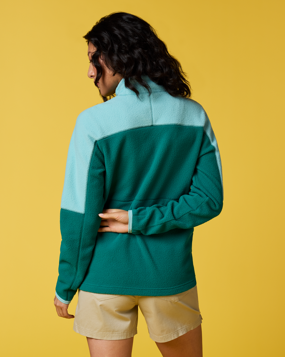Abrazo Fleece Full-Zip Jacket - Women's - Tide Pool/Malachite - US 9810