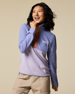 Amado Fleece Pullover - Women's - Aster/Moonbeam - US 8262