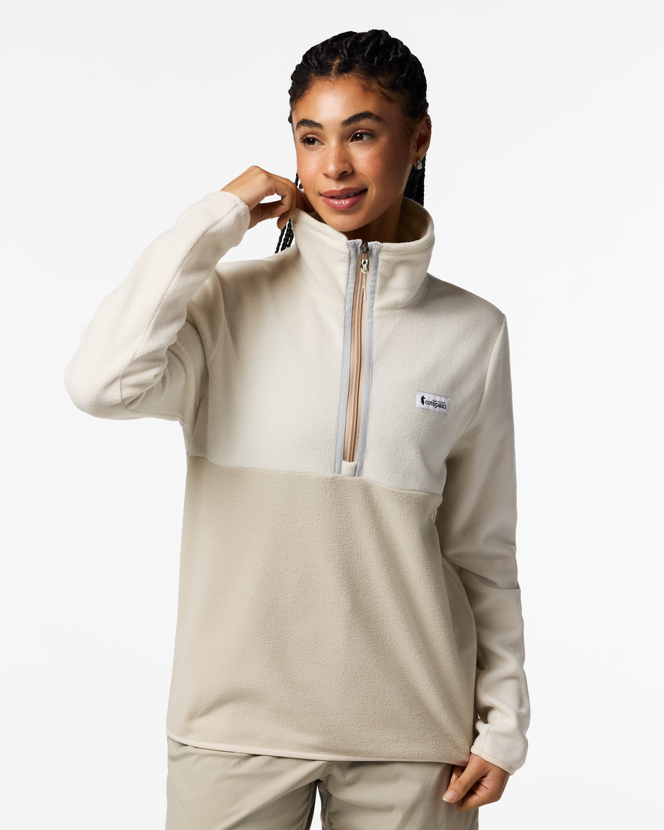 Amado Fleece Pullover - Women's - Chalk/Mineral - US 5159