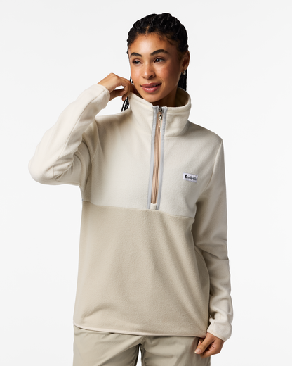 Amado Fleece Pullover - Women's - Chalk/Mineral - US 5159
