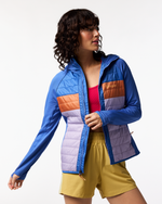 Capa Hybrid Insulated Hooded Jacket - Women's - Azure/Moonbeam - US 4945