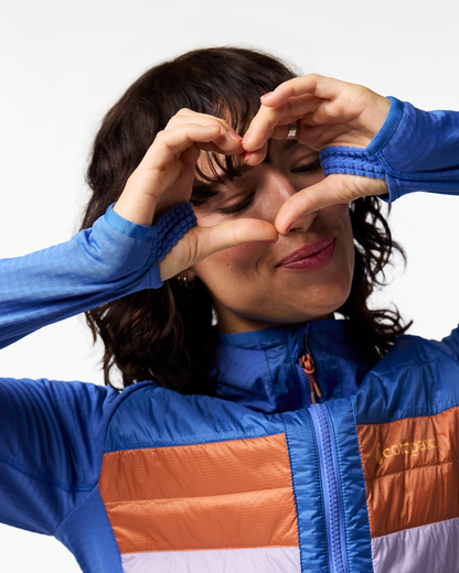 Capa Hybrid Insulated Hooded Jacket - Women's - Azure/Moonbeam - US 4945