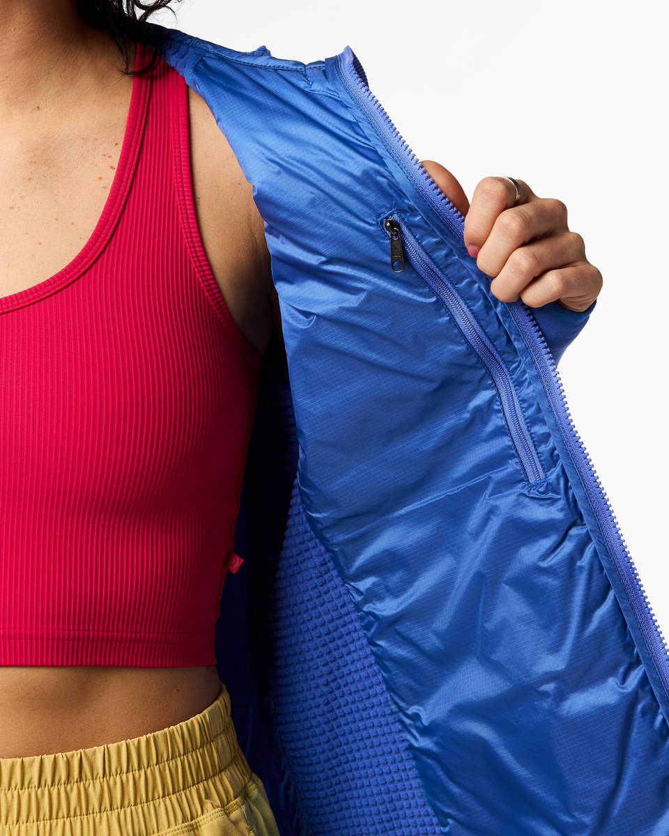 Capa Hybrid Insulated Hooded Jacket - Women's - Azure/Moonbeam - US 4945