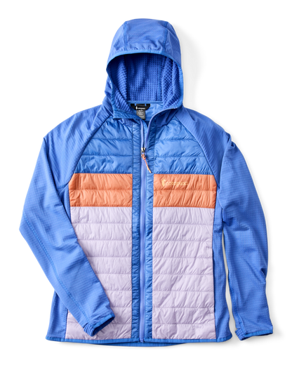 Capa Hybrid Insulated Hooded Jacket - Women's - Azure/Moonbeam - US 4945