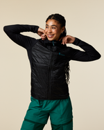 Capa Hybrid Insulated Hooded Jacket - Women's - Cotopaxi Black - US 2836