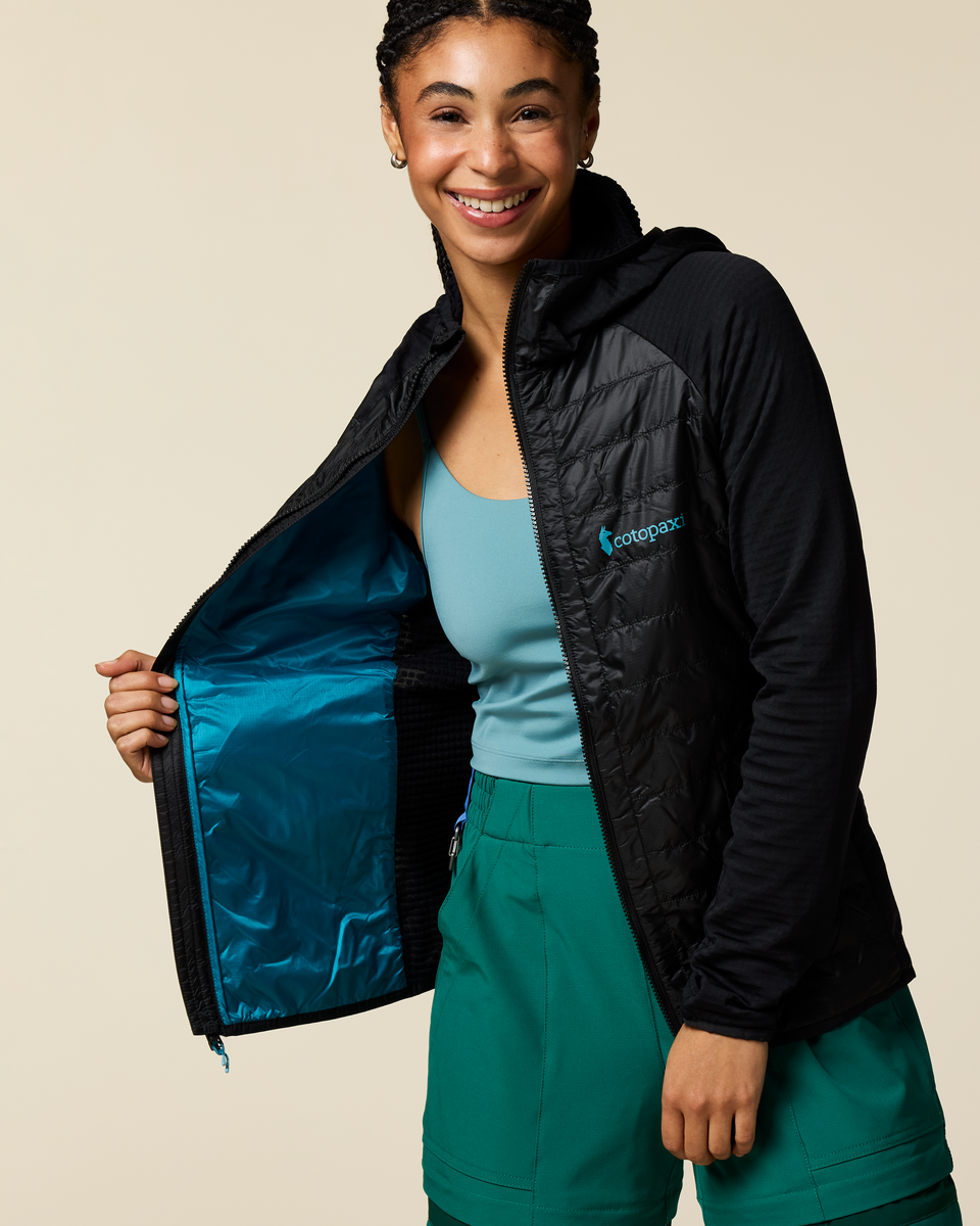 Capa Hybrid Insulated Hooded Jacket - Women's - Cotopaxi Black - US 2836