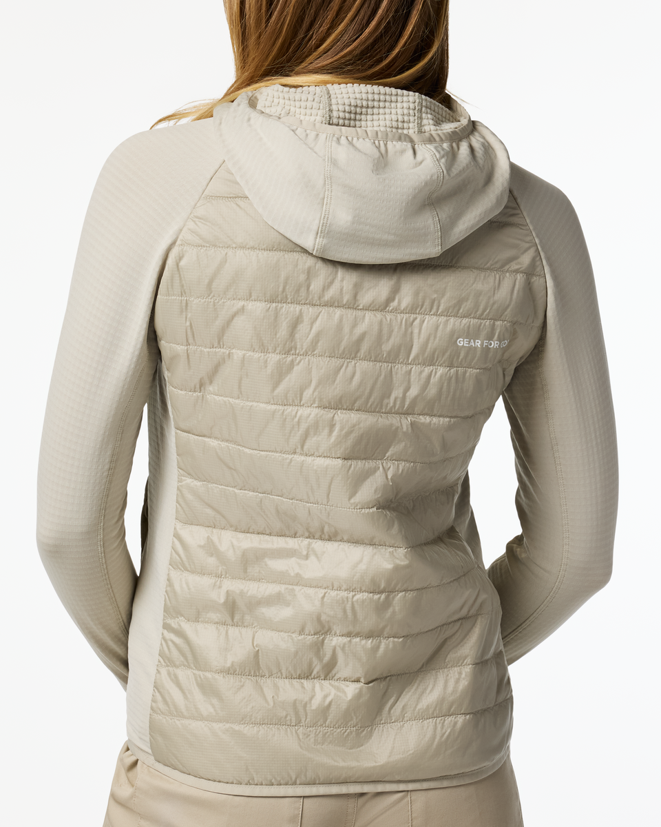 Capa Hybrid Insulated Hooded Jacket - Women's - Mineral - US 4619