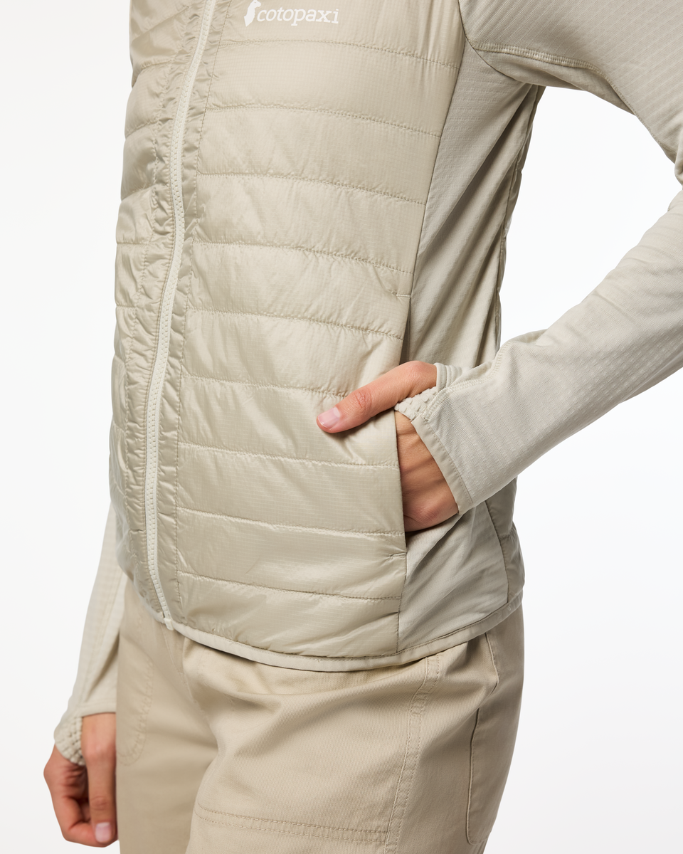 Capa Hybrid Insulated Hooded Jacket - Women's - Mineral - US 4619